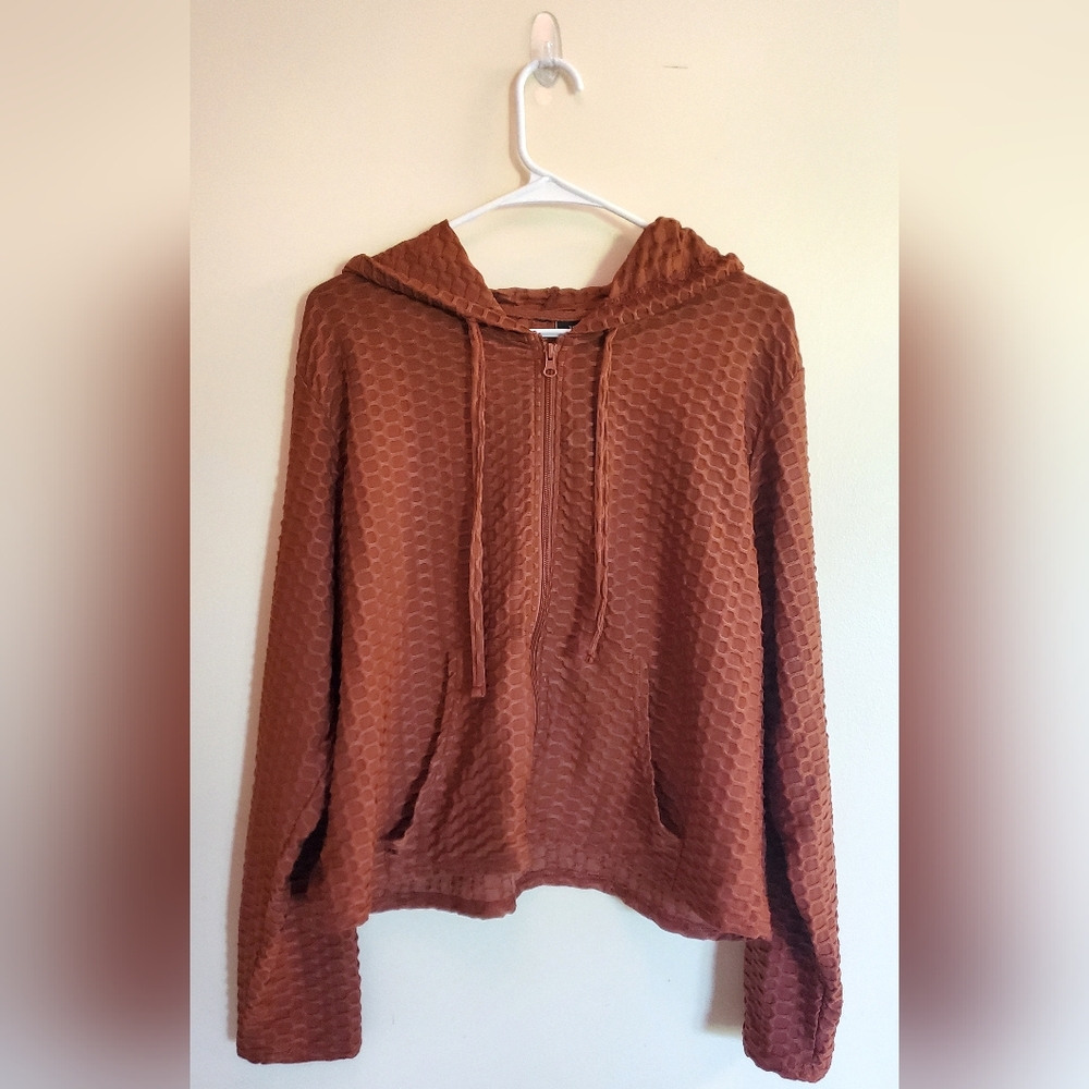Gymshark Textured Tan Hoodie